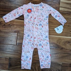 NWT Magnetic Me 6-9m Modal Coverall - Dandy Lions